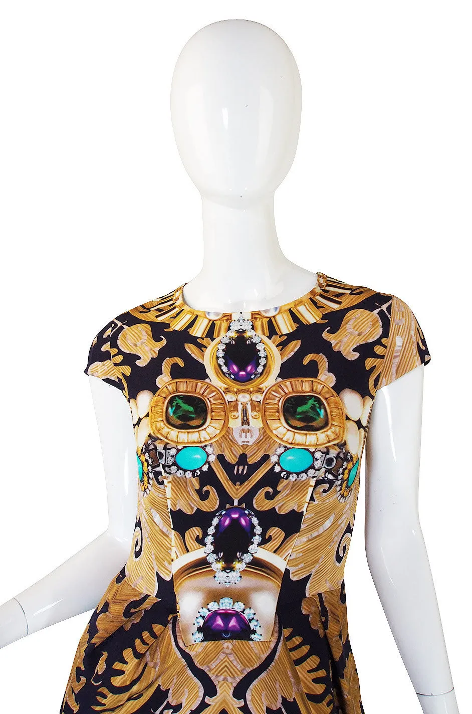 Recent Mary Katrantzou Silk Print Dress