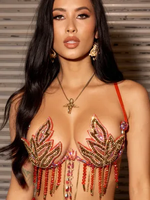 RED FIRE CARNIVAL BRA