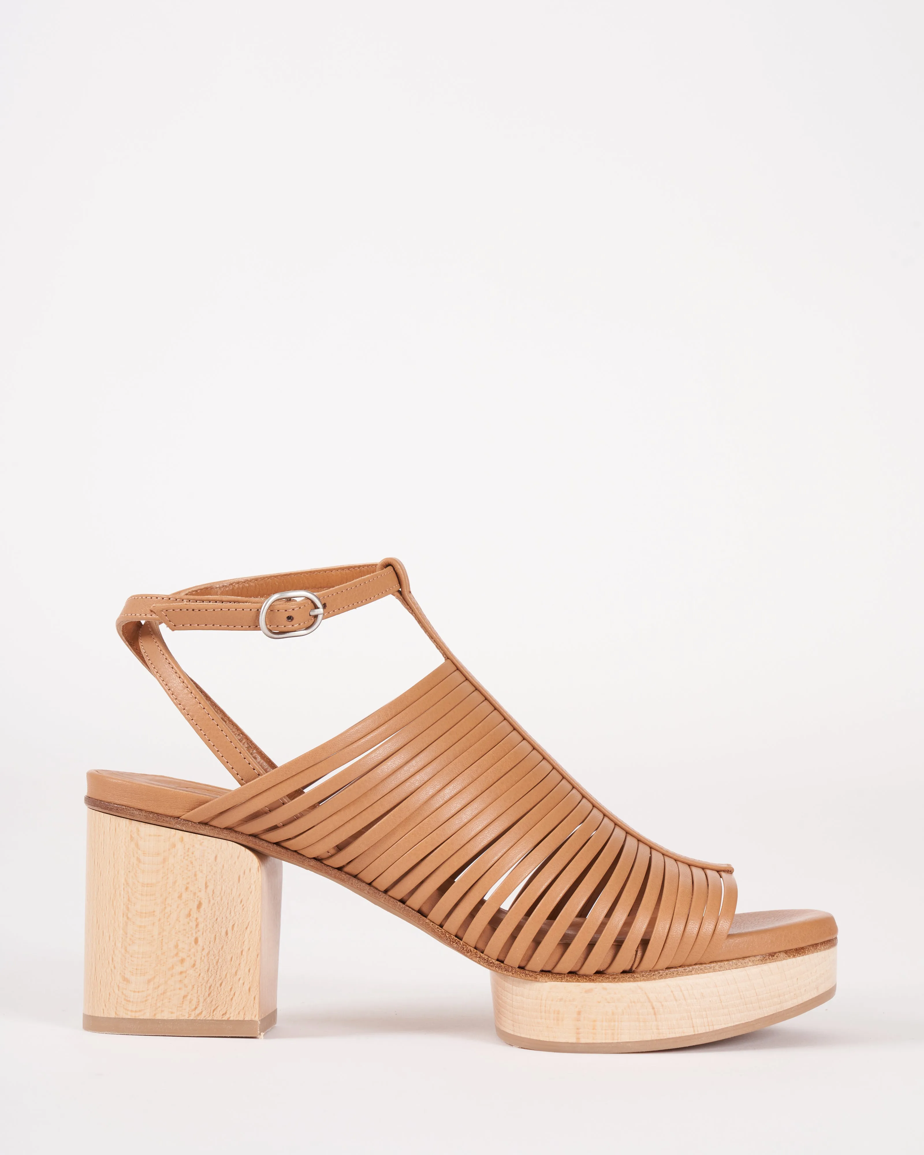 remy strappy sandal clog - savanna mandorla