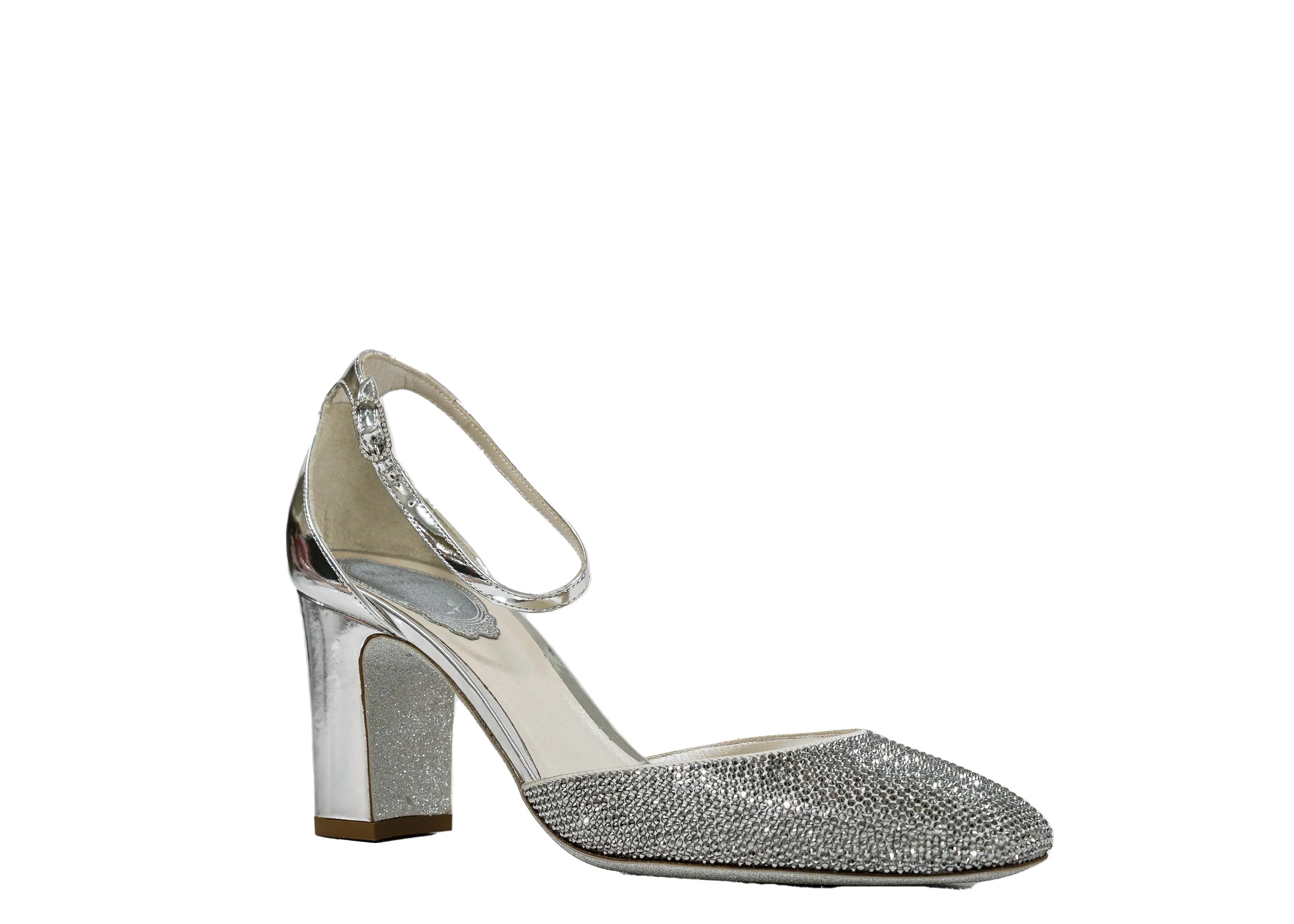Rene Caovilla Women's Silver Shoe Elsie C11446 40% OFF
