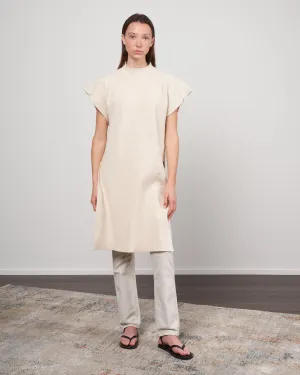 rib tabard - natural