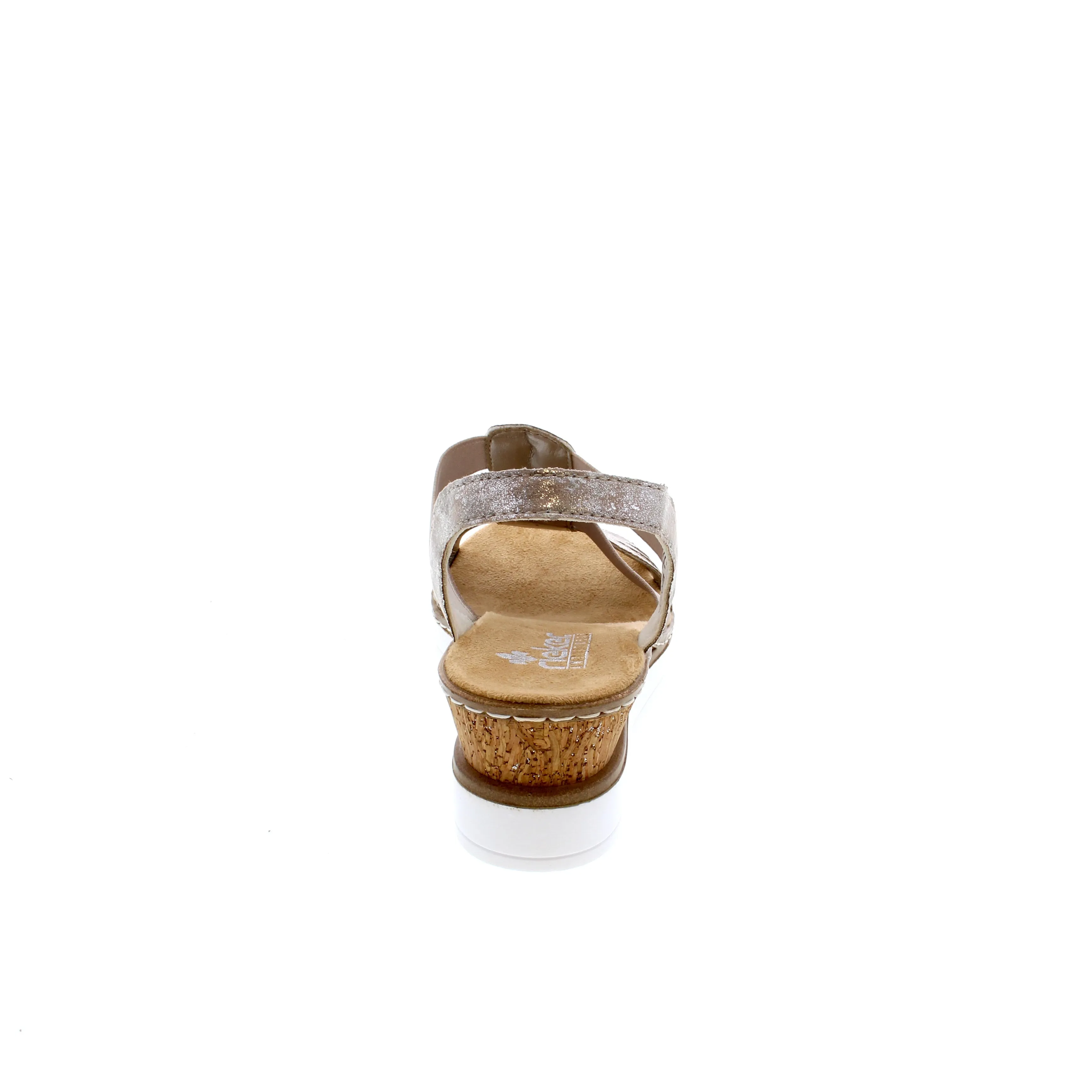 Rieker V3822-90 - Taupe Metallic