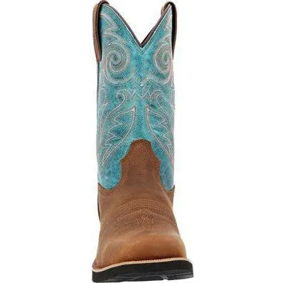 Rocky Men's Monocrepe 12" Square Toe WP Western Classic - Brown- RKW0441
