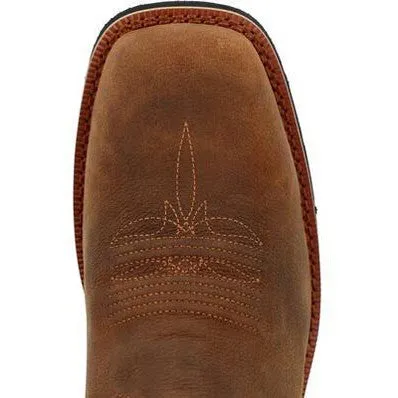 Rocky Men's Monocrepe 12" Square Toe WP Western Classic - Brown- RKW0441