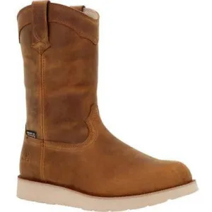 Rocky Men's Monocrepe Wedge 11" Comp Toe WP Wellington Work Boot - RKK0474