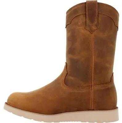 Rocky Men's Monocrepe Wedge 11" Comp Toe WP Wellington Work Boot - RKK0474