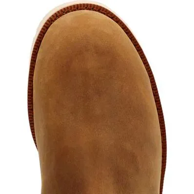 Rocky Men's Monocrepe Wedge 11" Soft Toe WP Work Boot- Crazy Horse- RKK0473