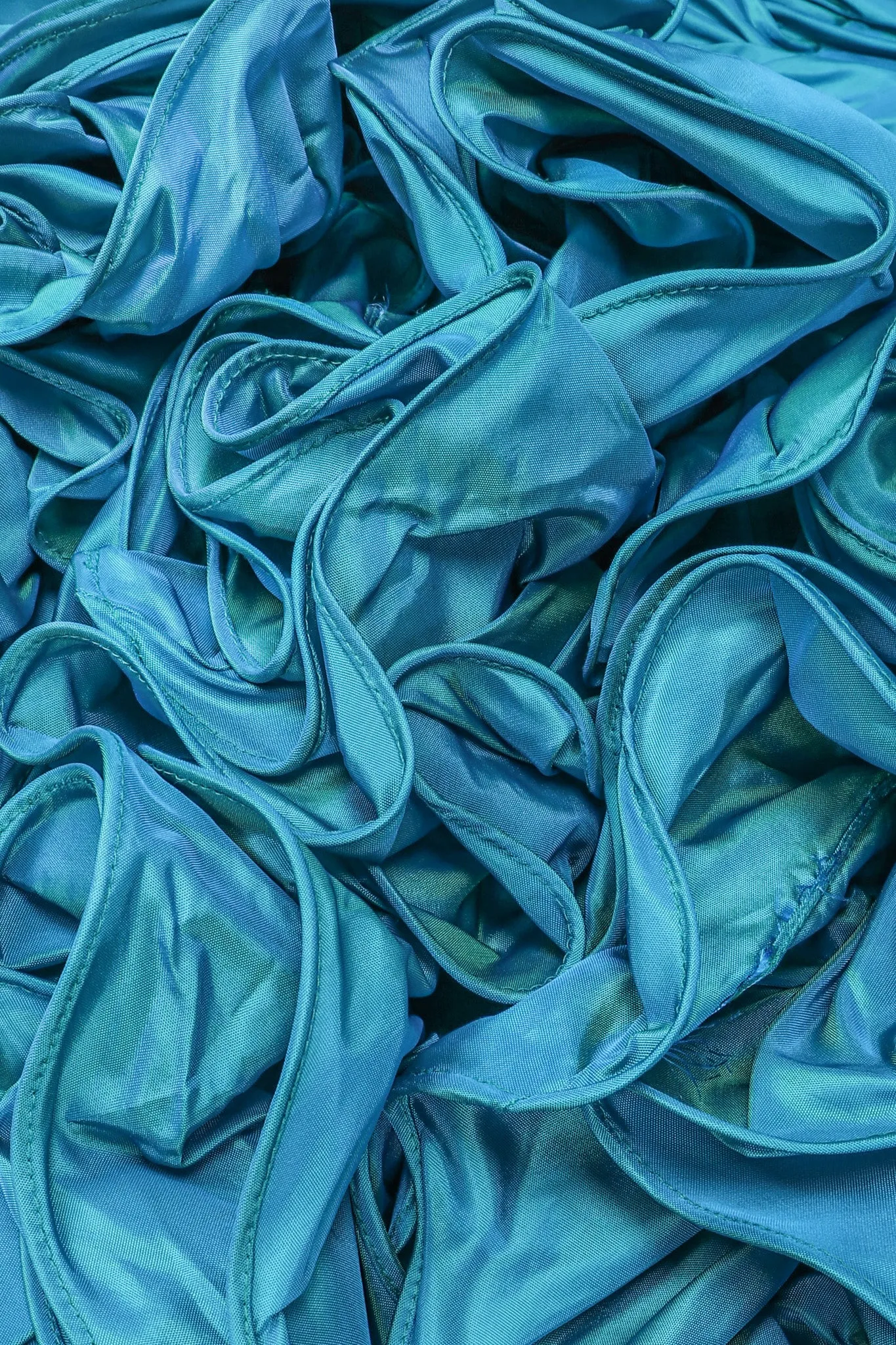 Ruffle Ruched Cocktail Dress