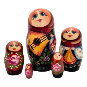 Russian Dolls with Balalayka