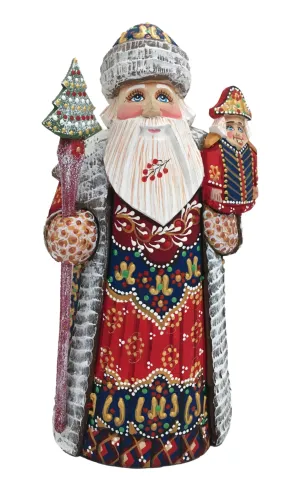 Russian Father Frost Nutcracker Red