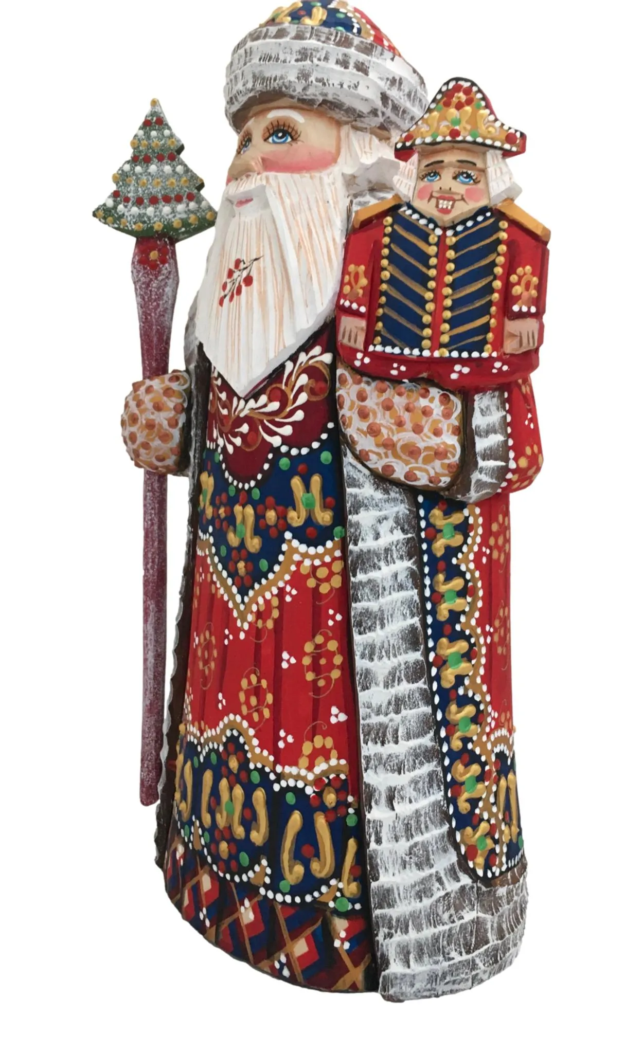 Russian Father Frost Nutcracker Red