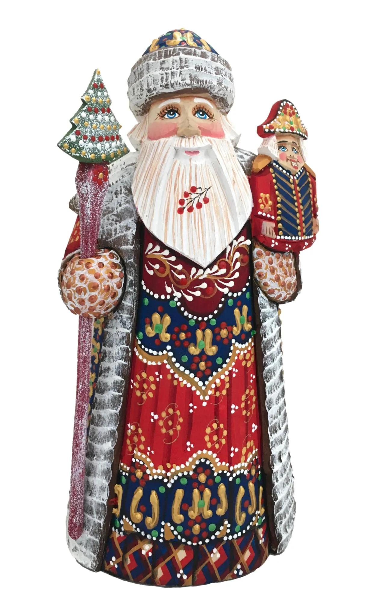 Russian Father Frost Nutcracker Red