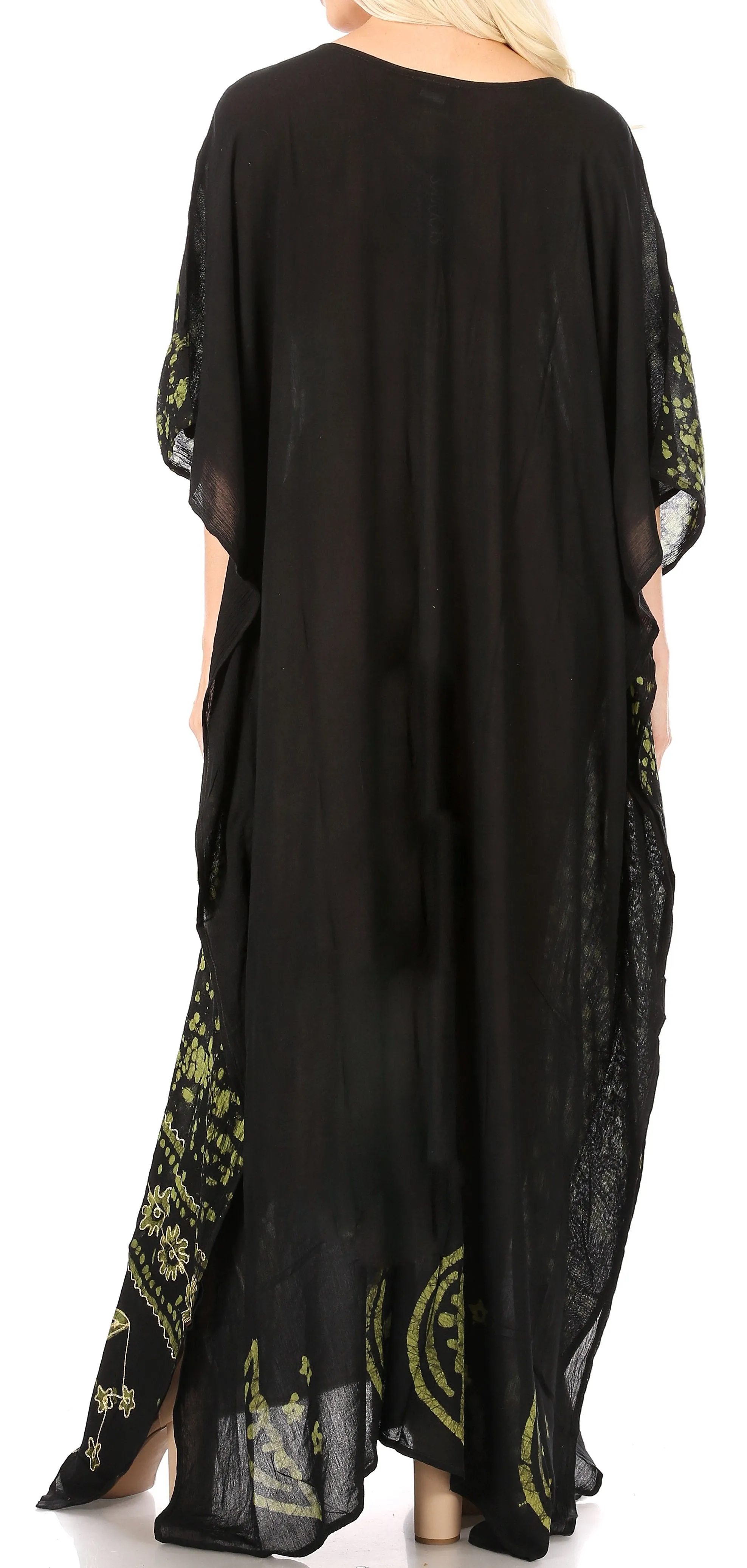 Sakkas Tacy Women's Boho Summer Maxi Dress for Casual or Lounge Wear