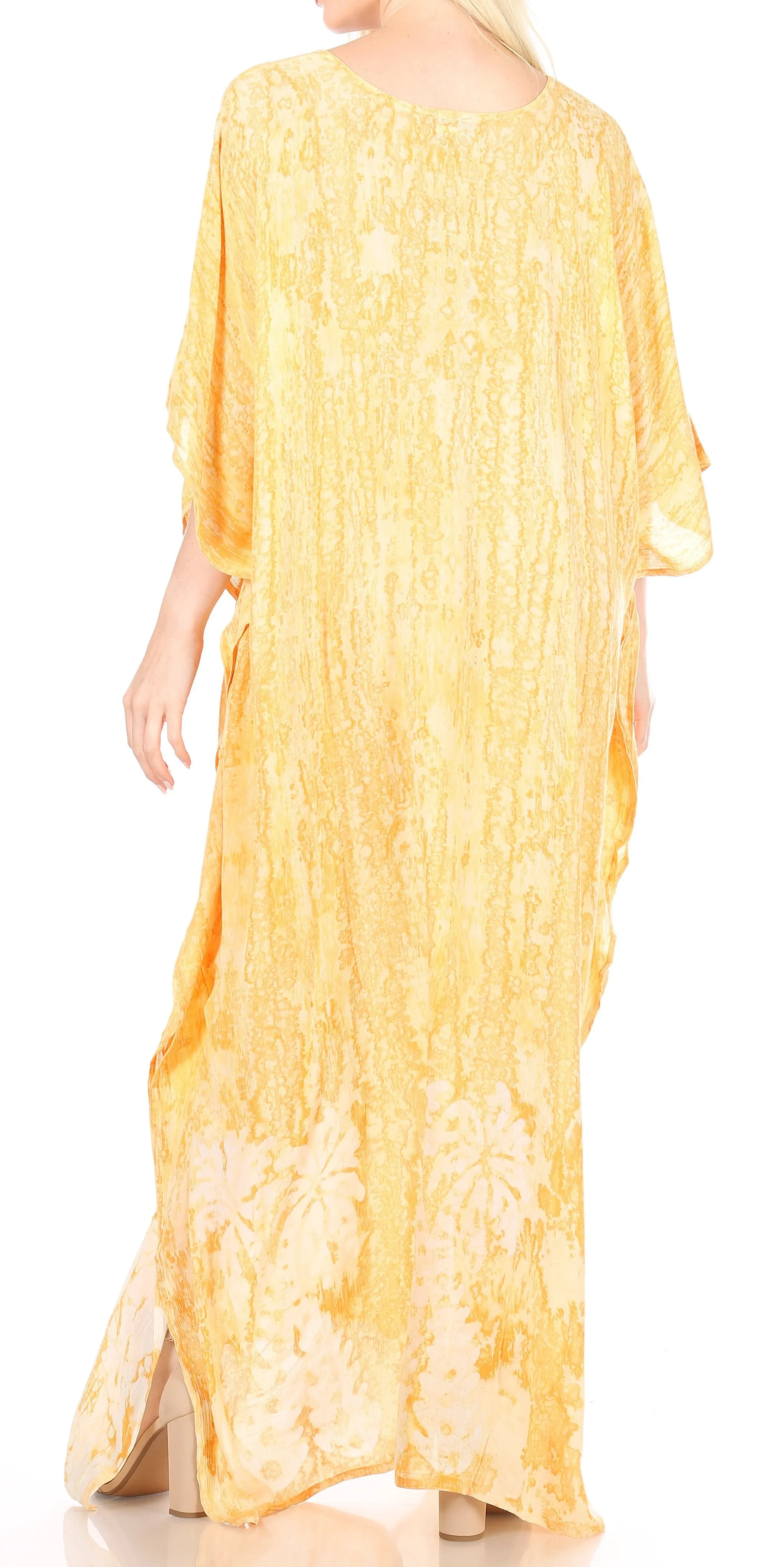 Sakkas Tacy Women's Boho Summer Maxi Dress for Casual or Lounge Wear