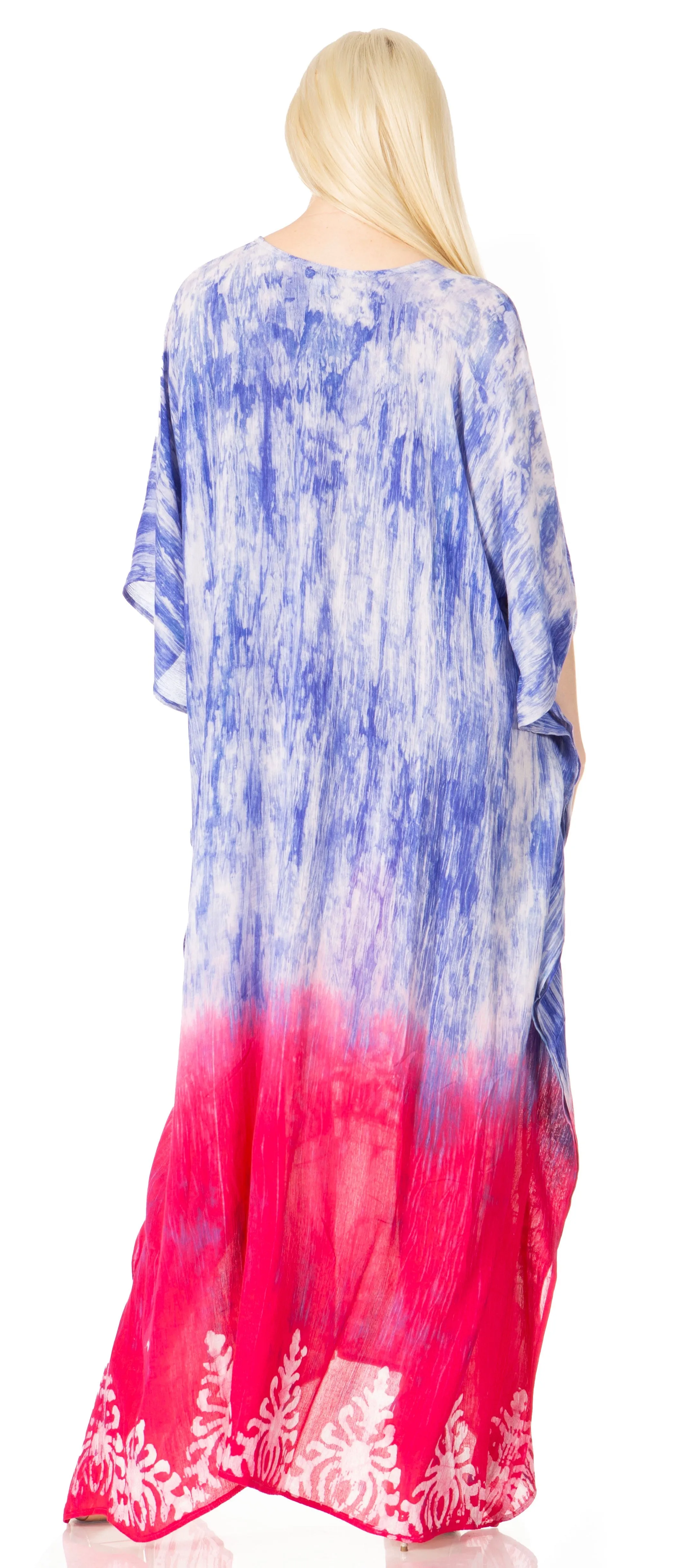 Sakkas Tacy Women's Boho Summer Maxi Dress for Casual or Lounge Wear