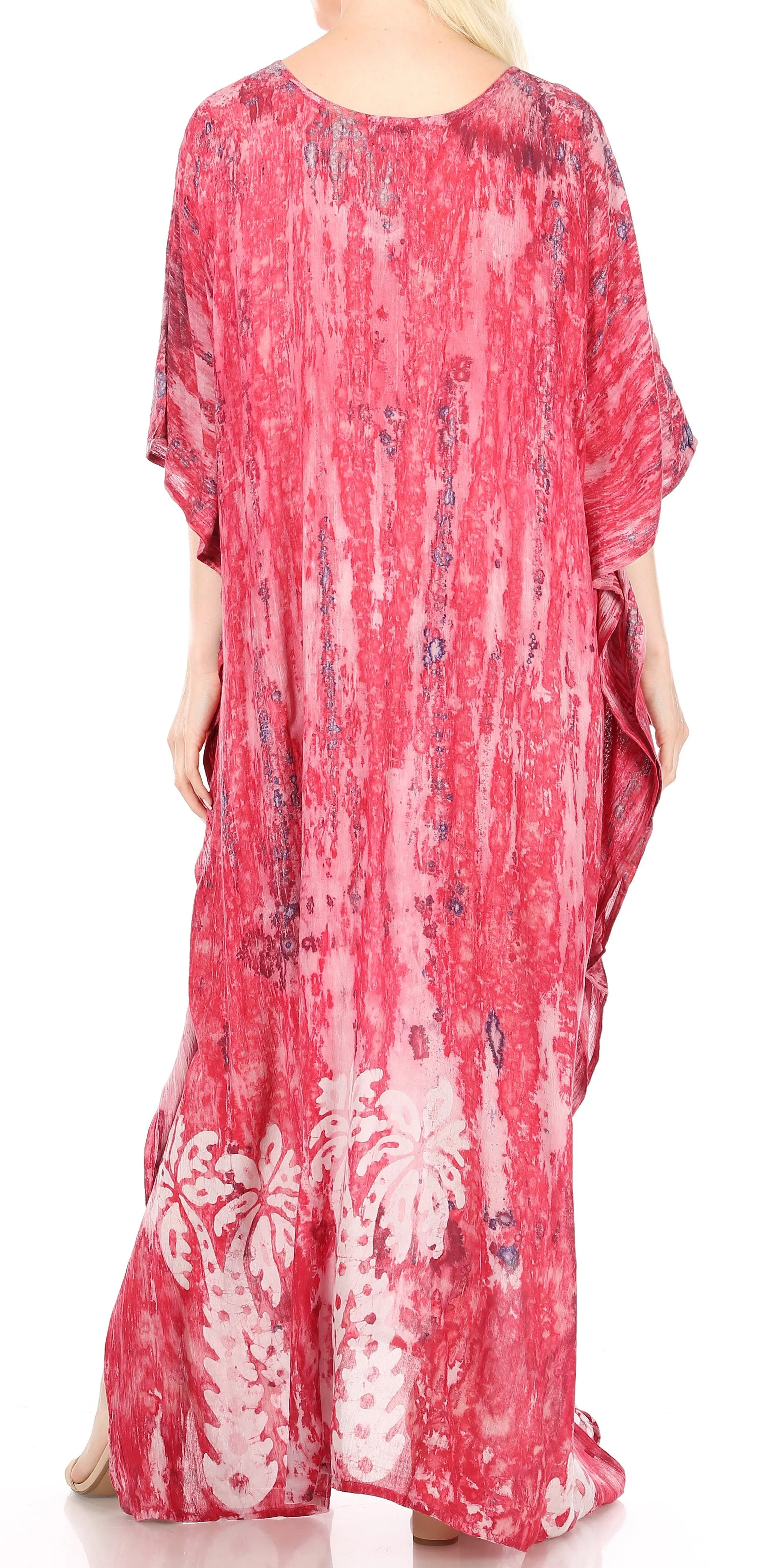 Sakkas Tacy Women's Boho Summer Maxi Dress for Casual or Lounge Wear