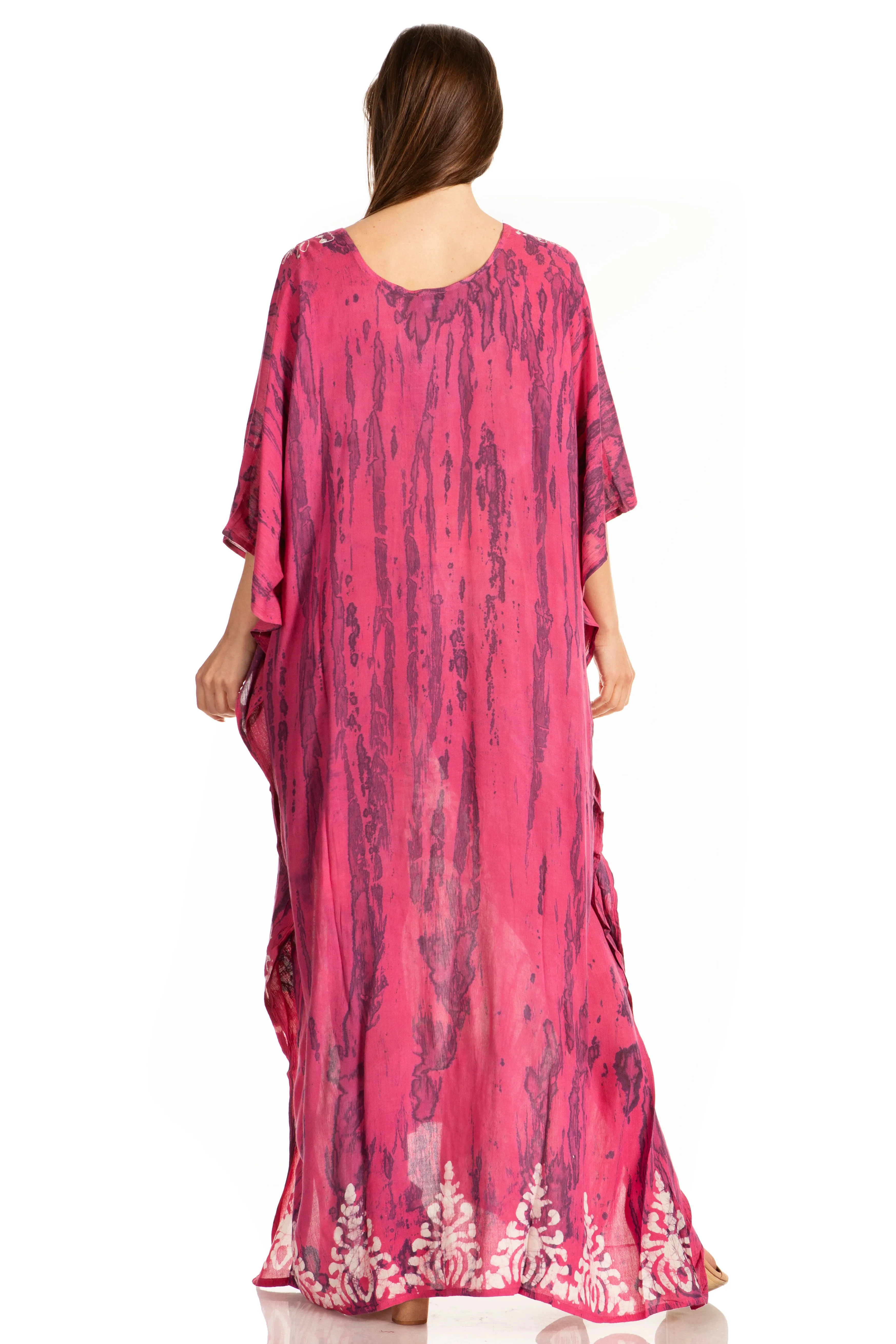 Sakkas Tacy Women's Boho Summer Maxi Dress for Casual or Lounge Wear