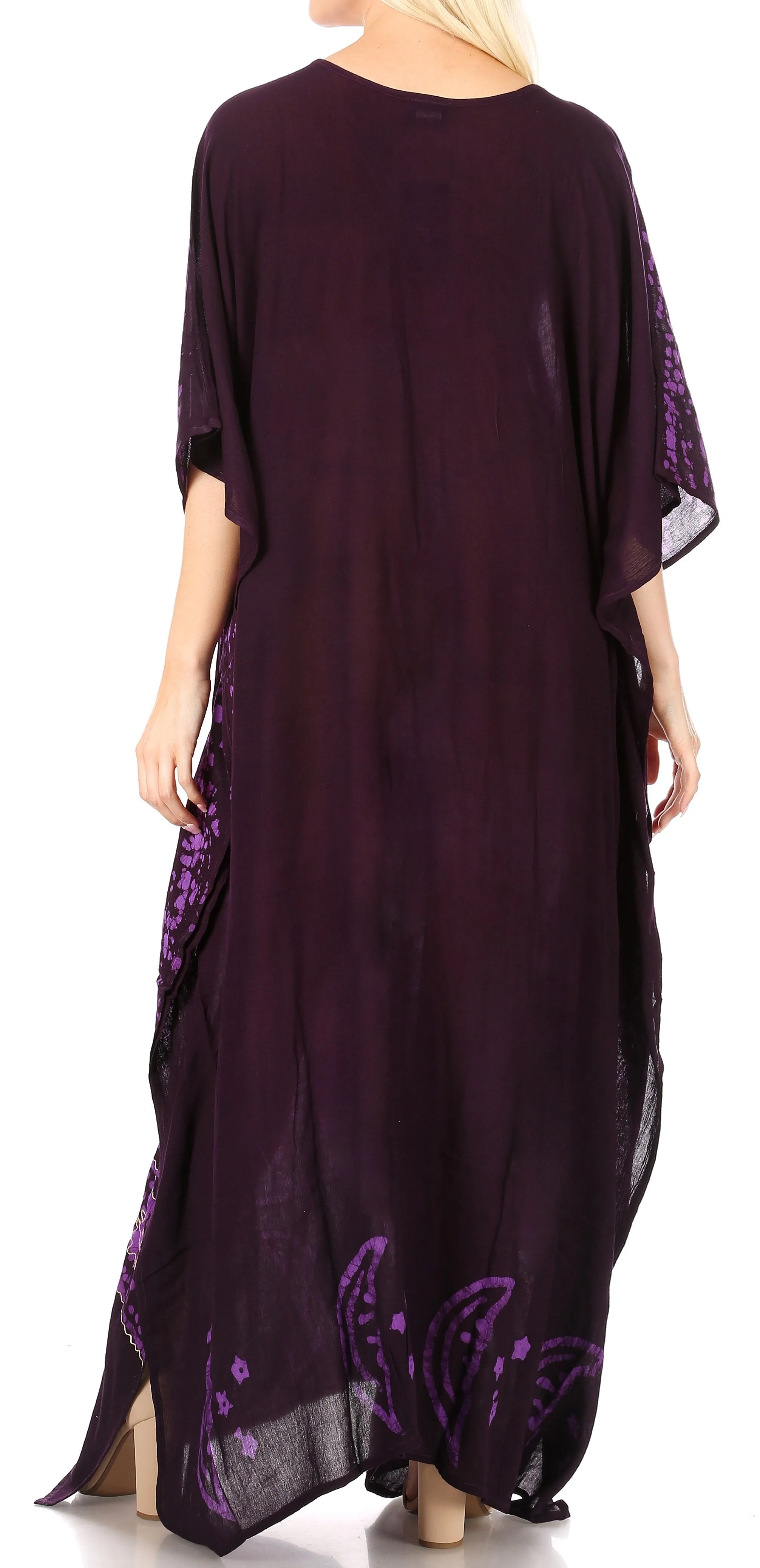 Sakkas Tacy Women's Boho Summer Maxi Dress for Casual or Lounge Wear