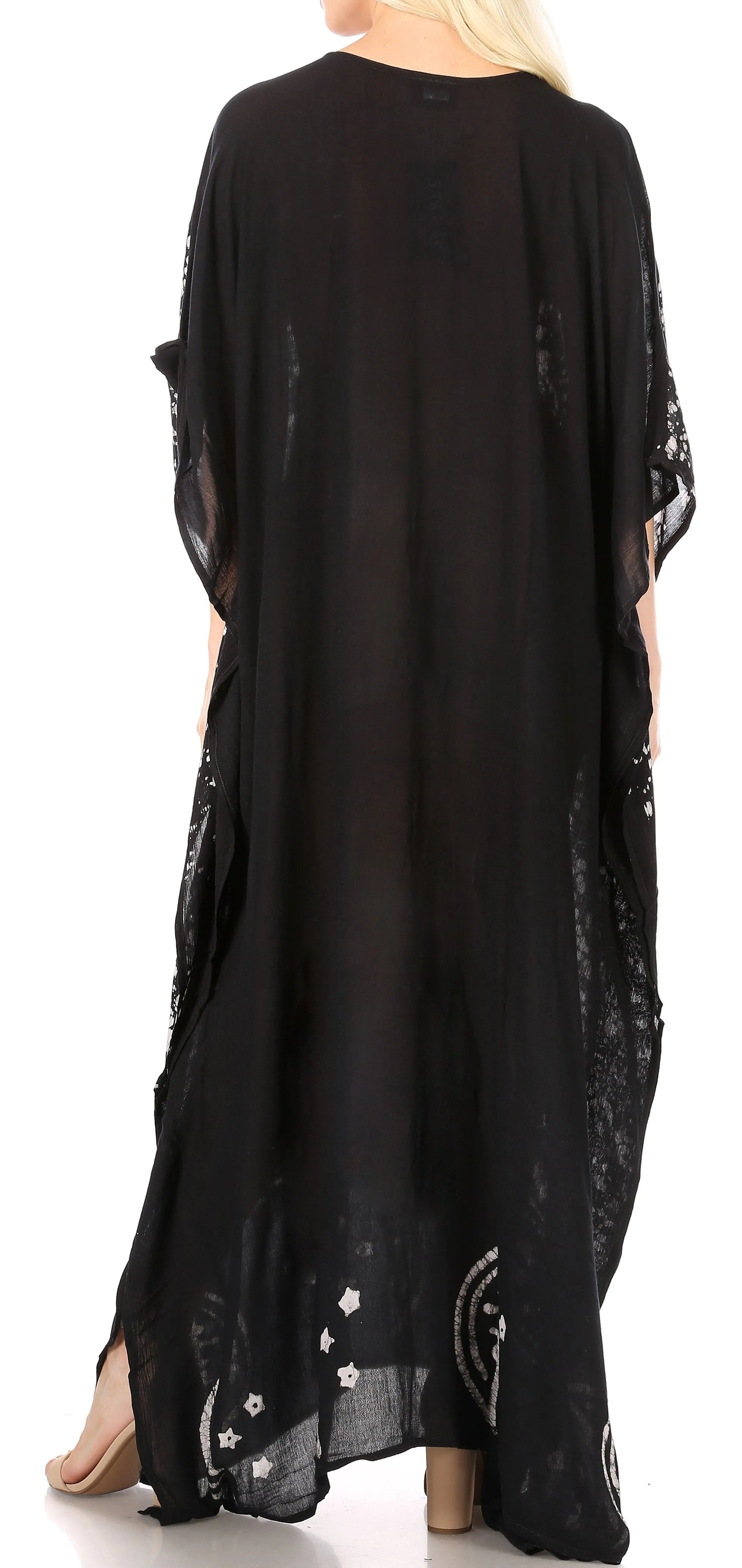 Sakkas Tacy Women's Boho Summer Maxi Dress for Casual or Lounge Wear