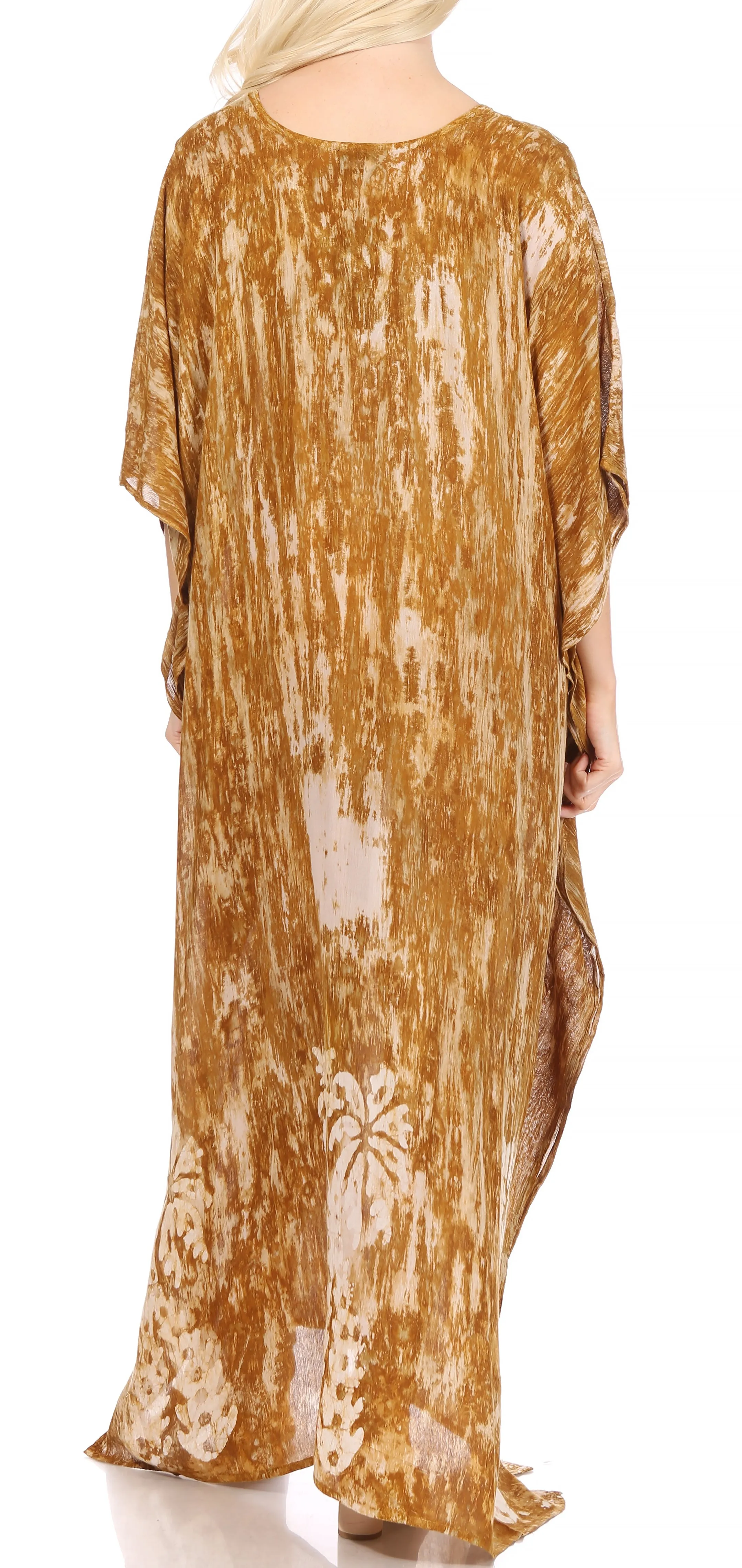 Sakkas Tacy Women's Boho Summer Maxi Dress for Casual or Lounge Wear
