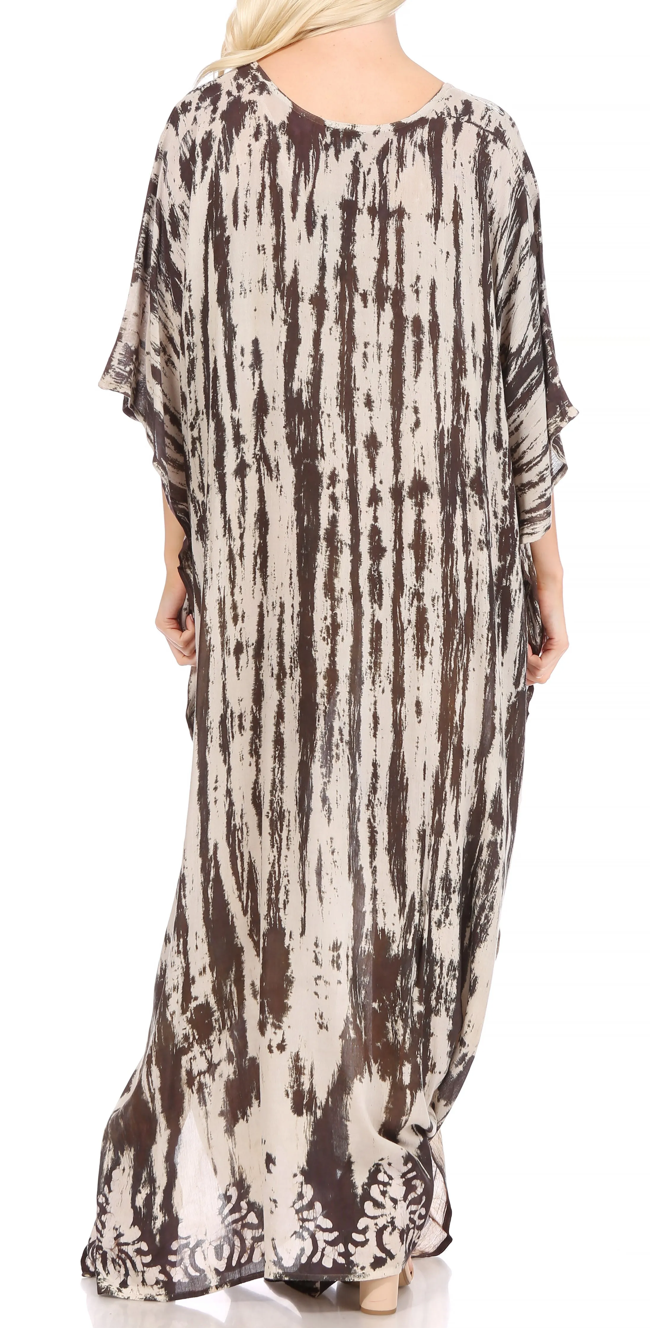 Sakkas Tacy Women's Boho Summer Maxi Dress for Casual or Lounge Wear