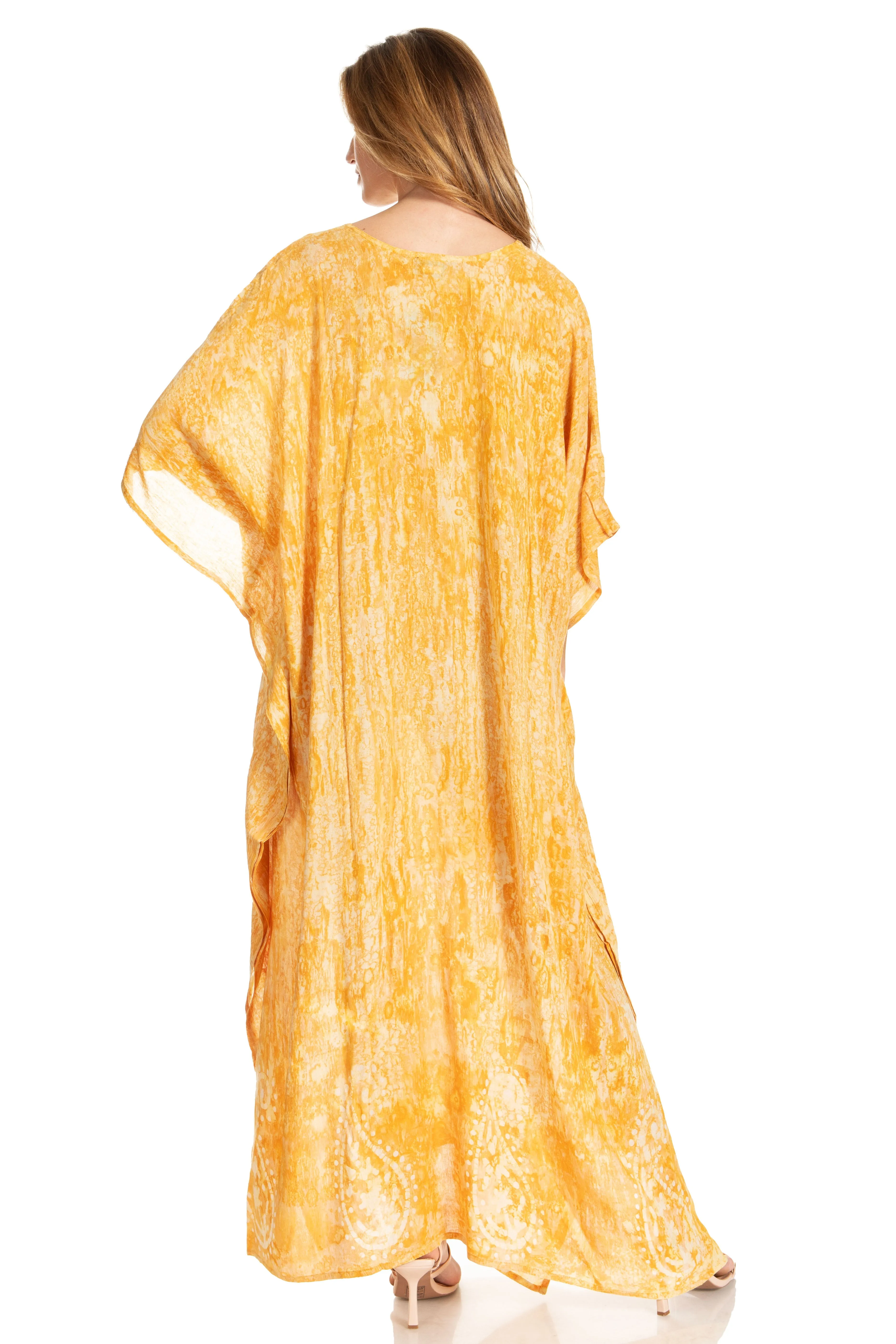 Sakkas Tacy Women's Boho Summer Maxi Dress for Casual or Lounge Wear