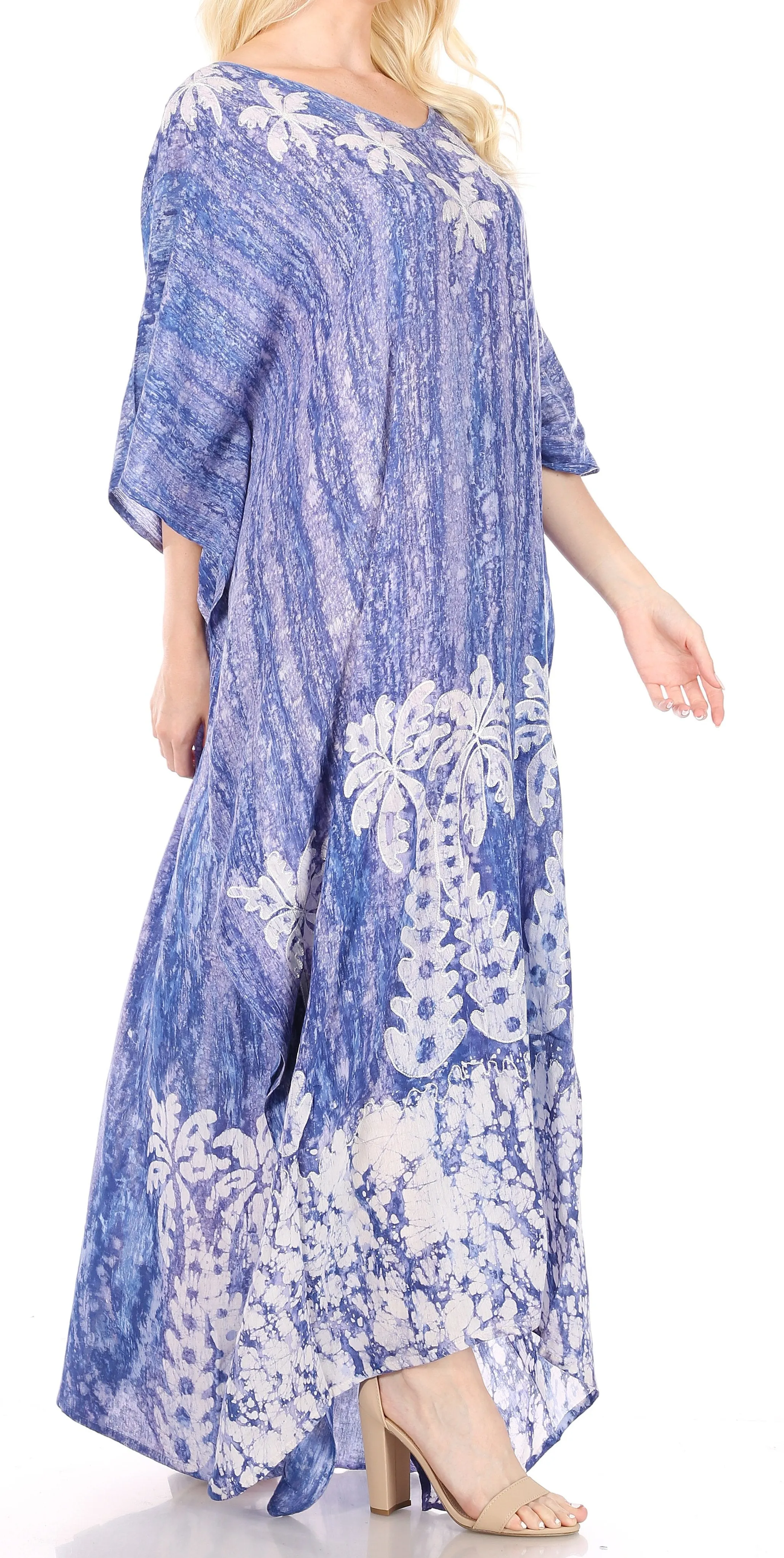 Sakkas Tacy Women's Boho Summer Maxi Dress for Casual or Lounge Wear