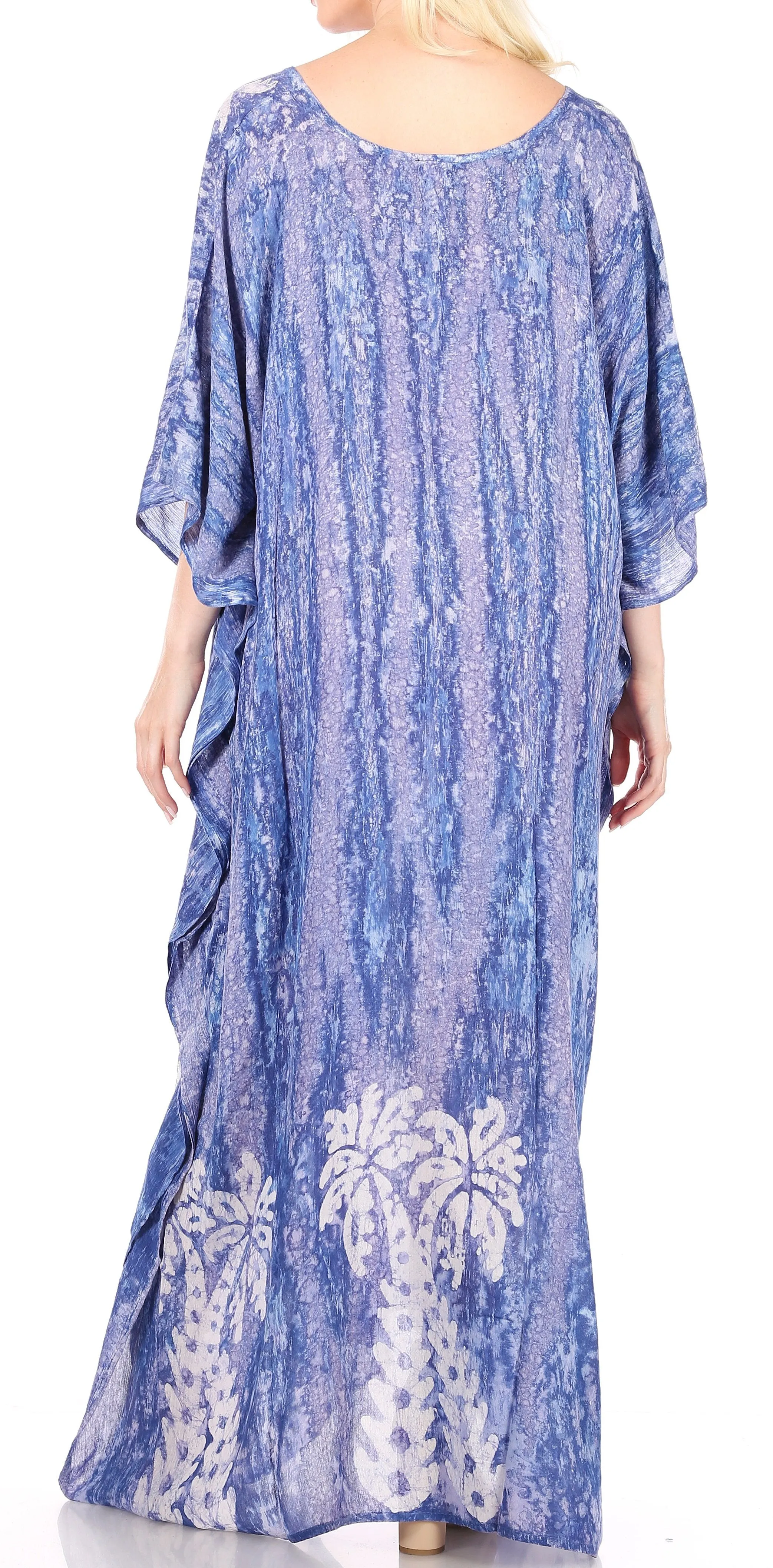 Sakkas Tacy Women's Boho Summer Maxi Dress for Casual or Lounge Wear