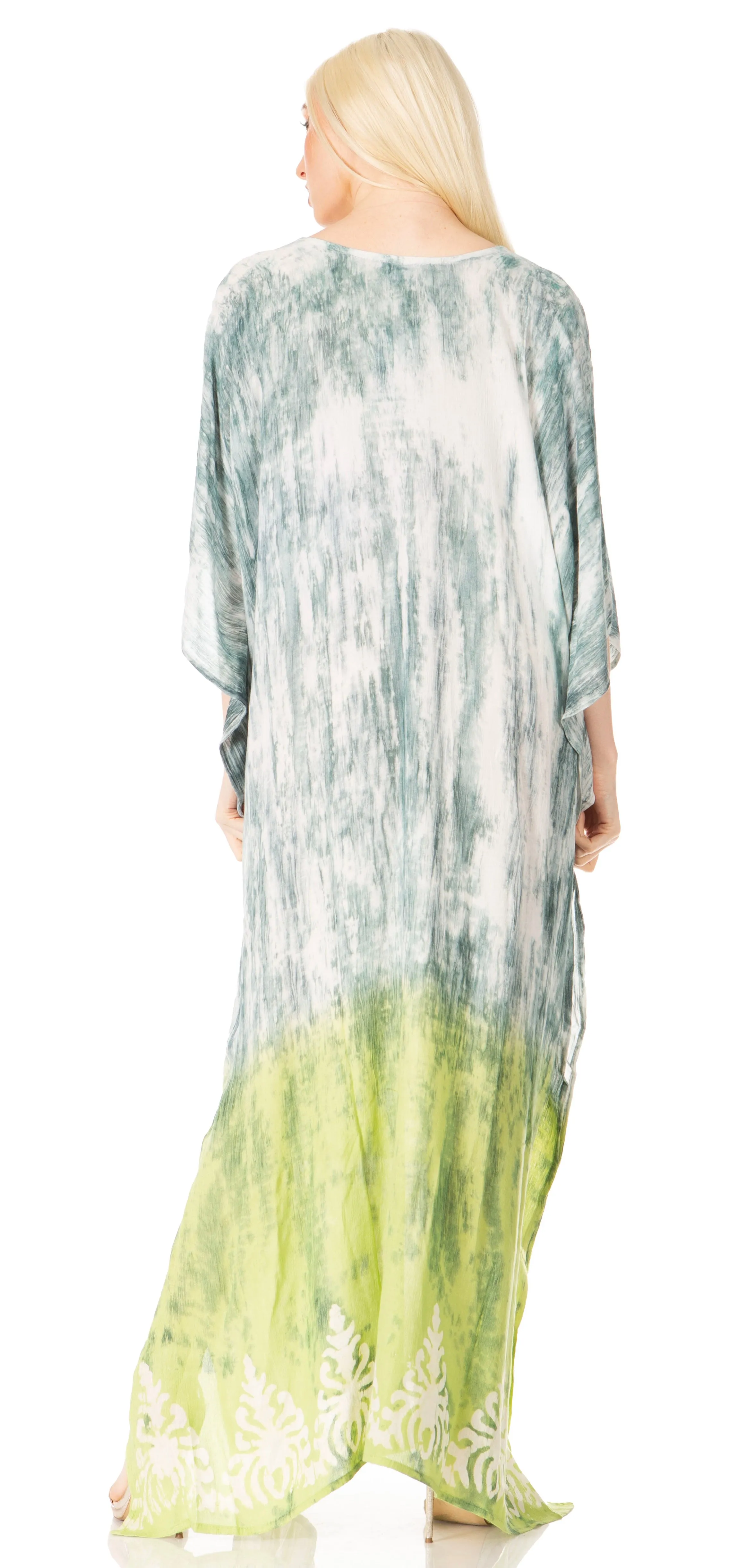 Sakkas Tacy Women's Boho Summer Maxi Dress for Casual or Lounge Wear