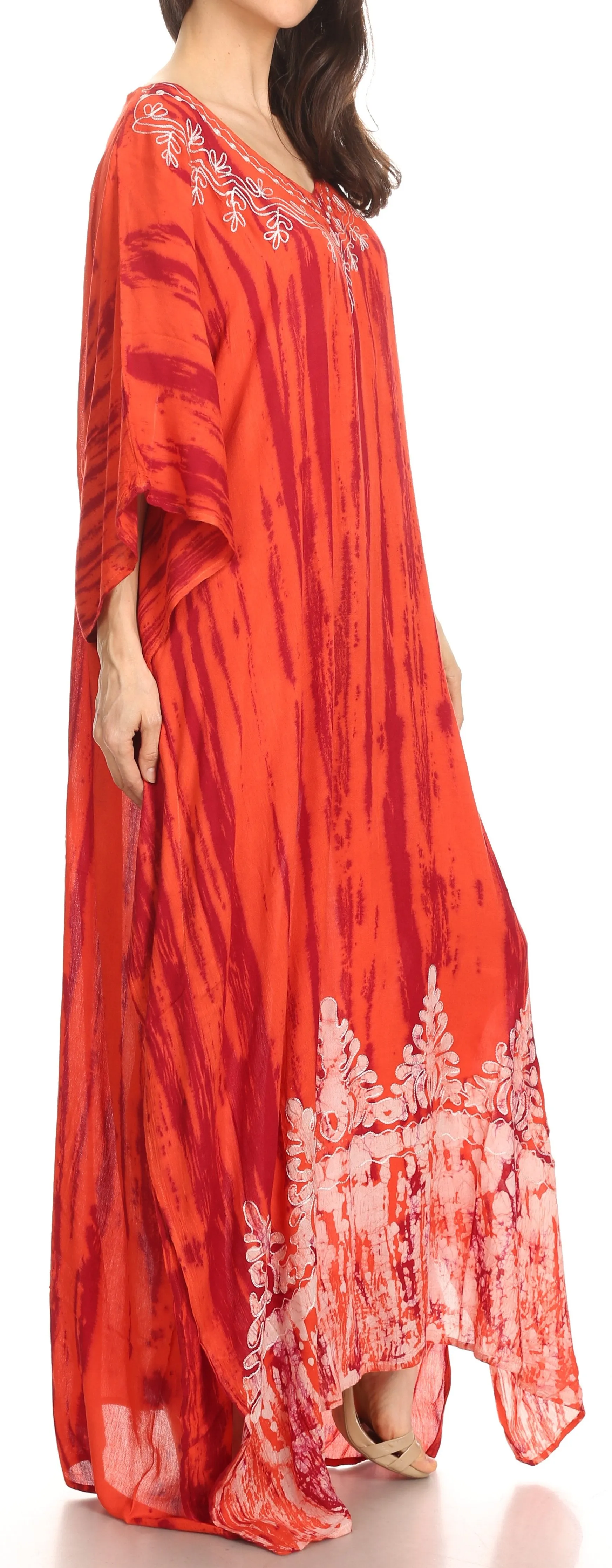 Sakkas Tacy Women's Boho Summer Maxi Dress for Casual or Lounge Wear