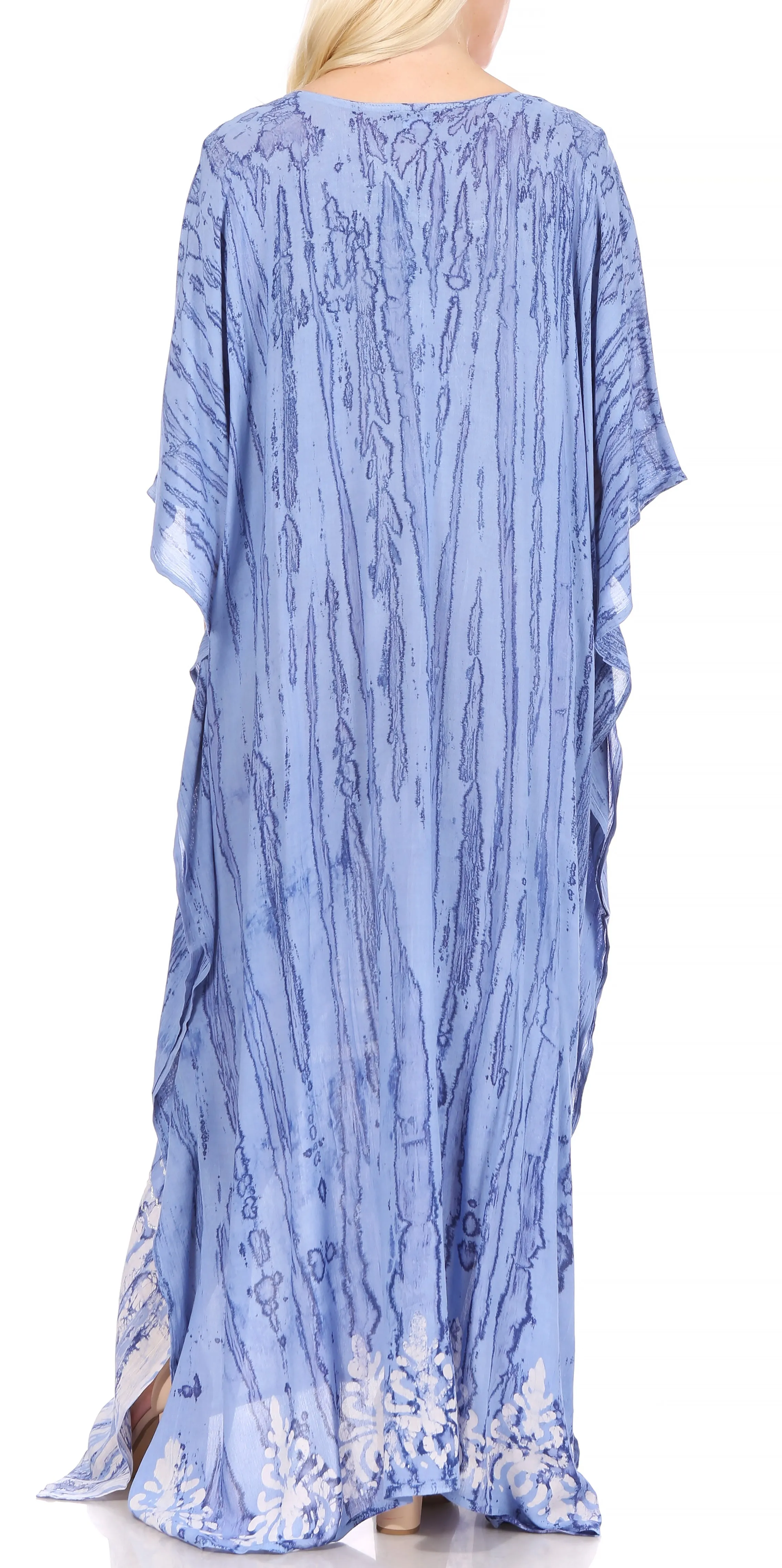 Sakkas Tacy Women's Boho Summer Maxi Dress for Casual or Lounge Wear