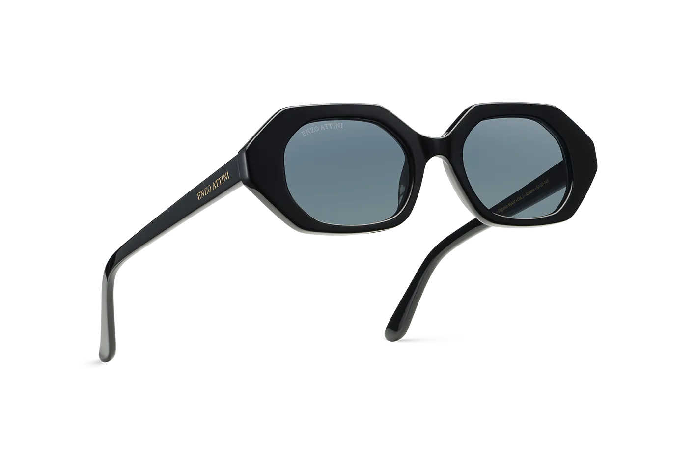 Santorini / Black   Dark Black Lens.