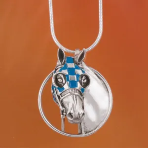 Secretariat Enameled Pendant - Large by Jane Heart