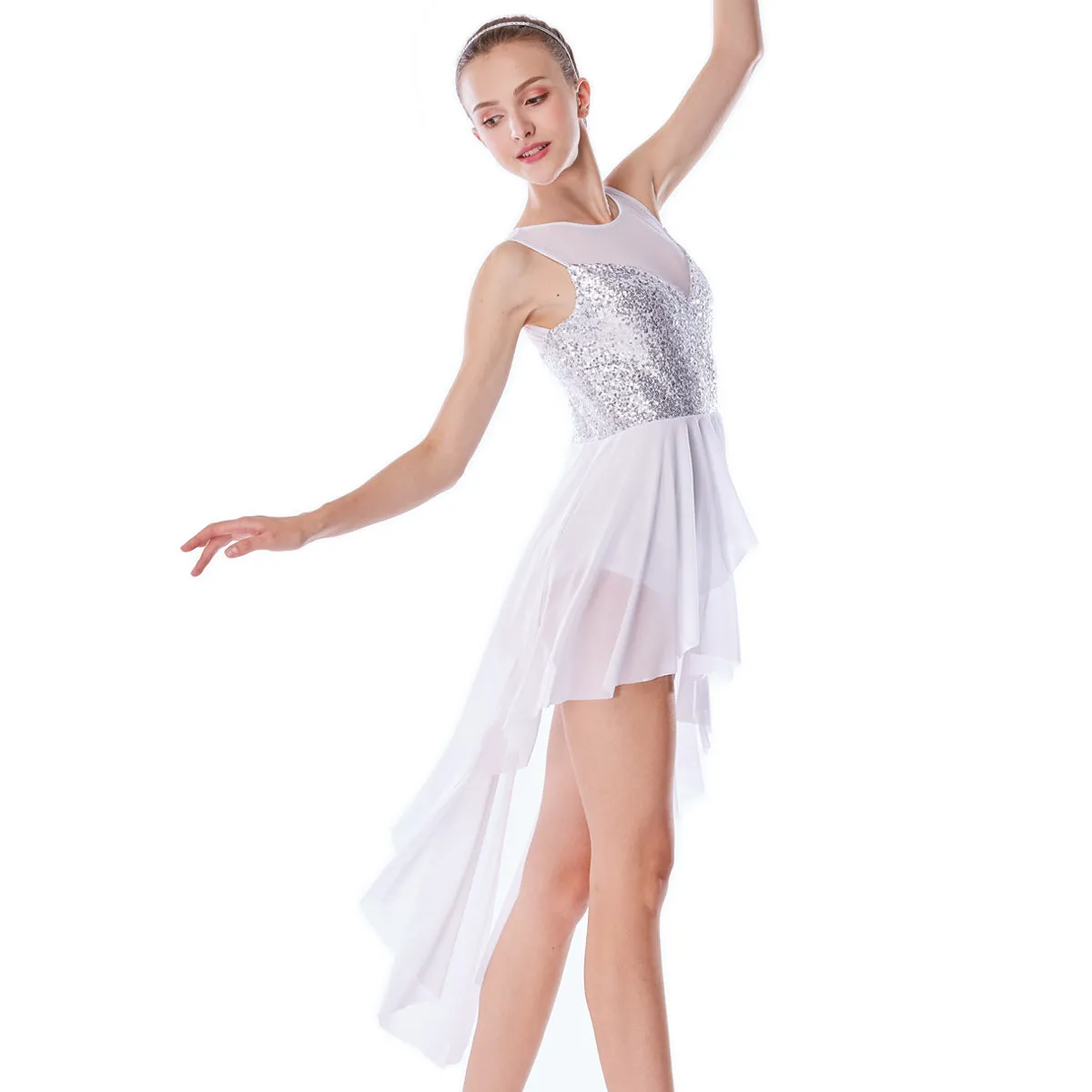 Sequin High Low Skirt Lyrical Dresses