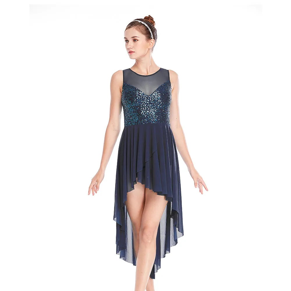 Sequin High Low Skirt Lyrical Dresses