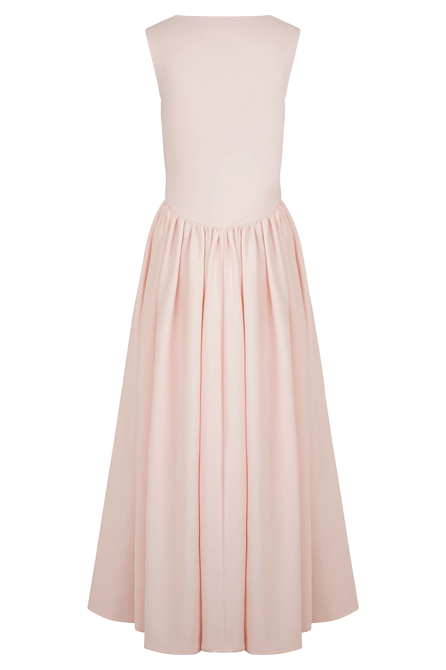 Sharon Scuba Jersey Midi Dress - Ballet Pink