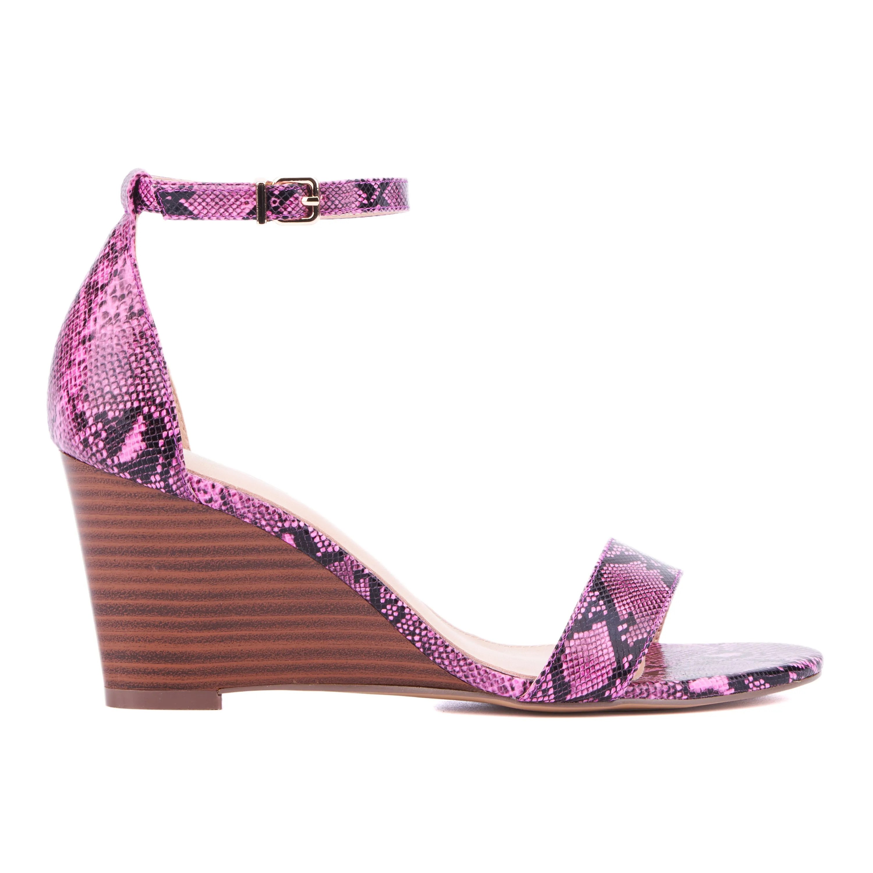 Sharona Ankle Strap Wedge Sandals