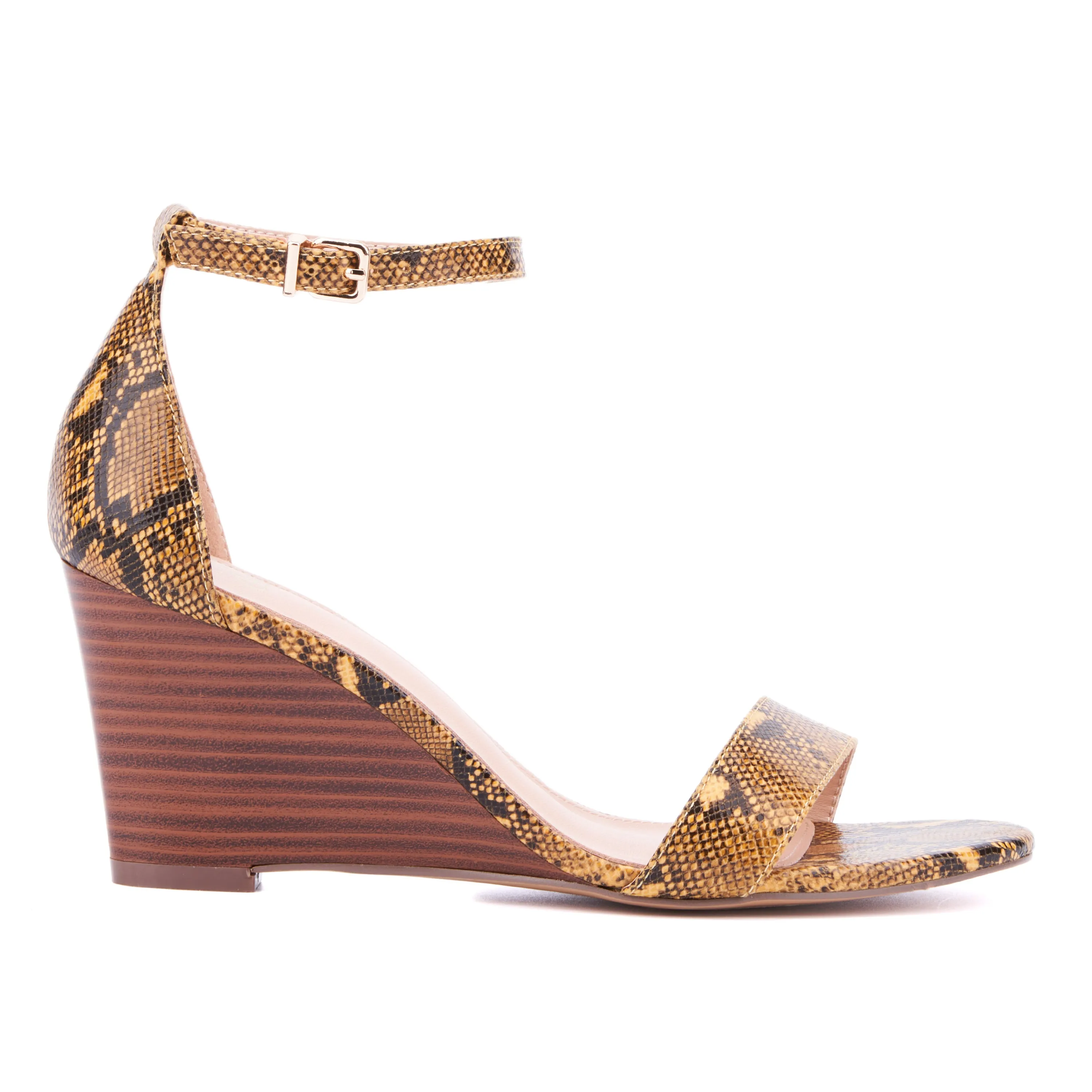 Sharona Ankle Strap Wedge Sandals