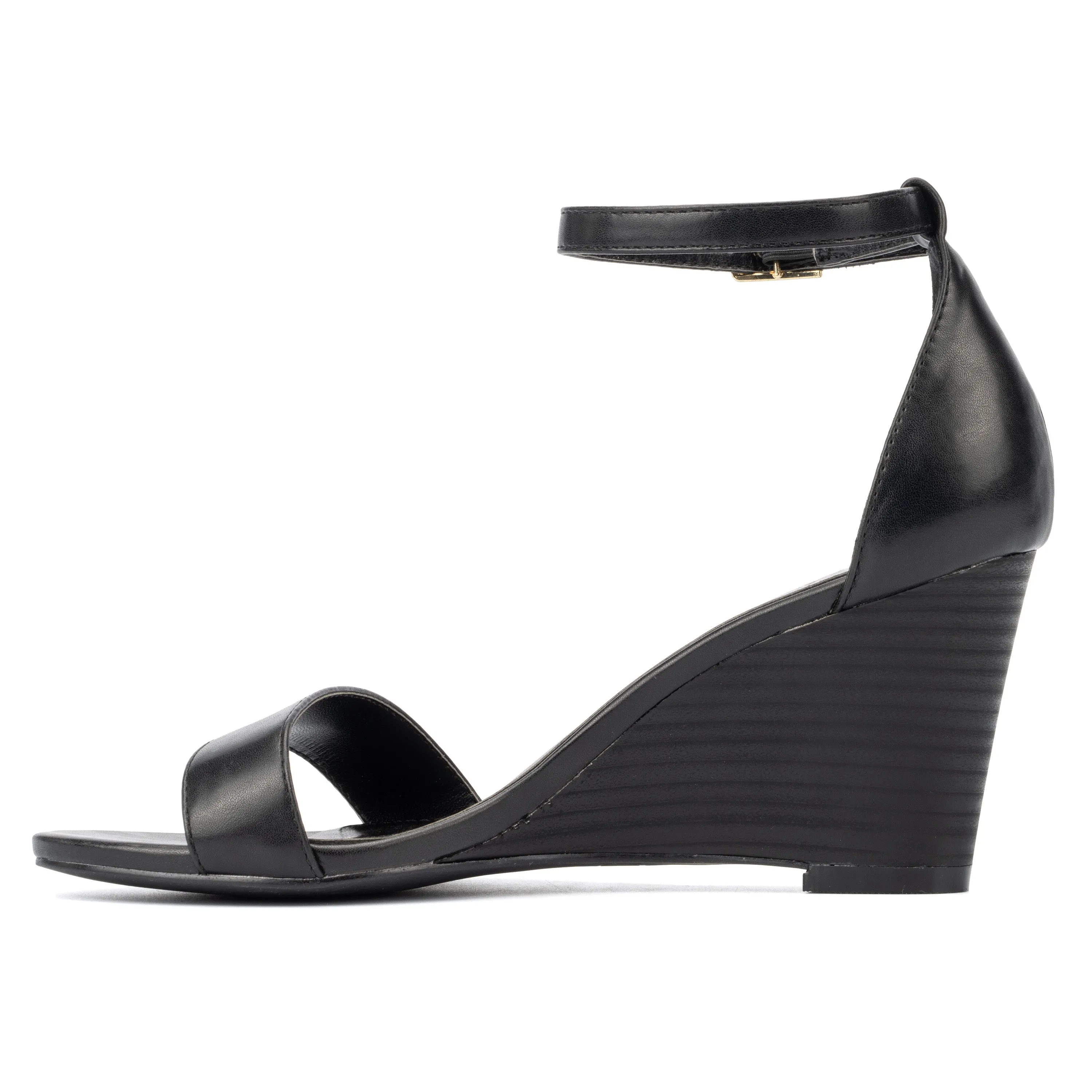 Sharona Ankle Strap Wedge Sandals