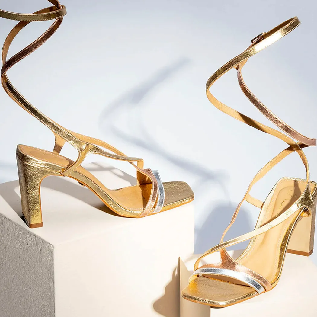 SHOES - Strappy Block Heel