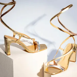SHOES - Strappy Block Heel
