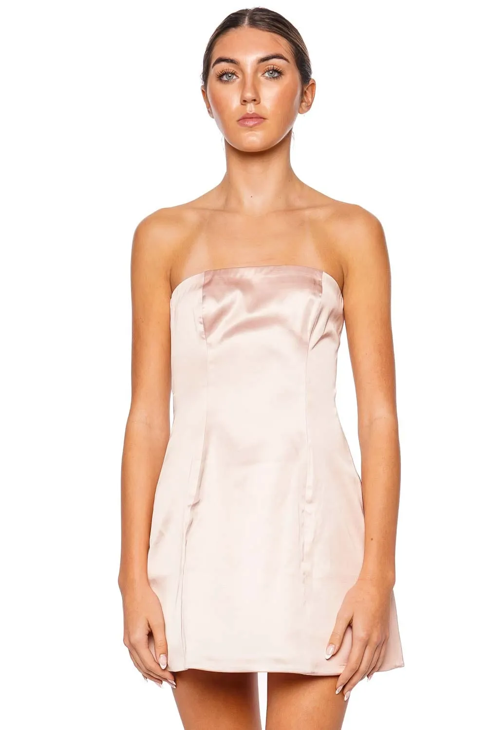 Silvia Strapless Ballet Mini Dress