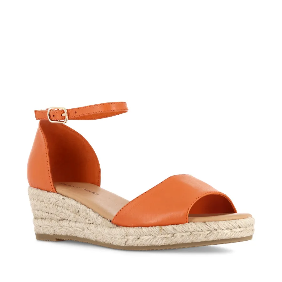 SKIP - BRIGHT ORANGE LEATHER