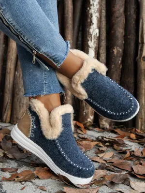 Slide Over Suede Booties