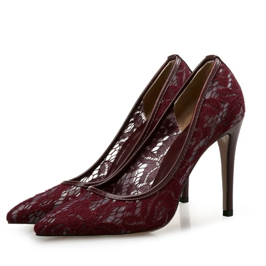 Small Size Lace Mesh Shoes For Women GS23