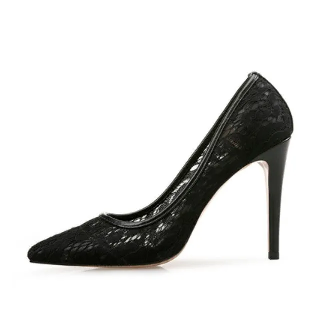 Small Size Lace Mesh Shoes For Women GS23