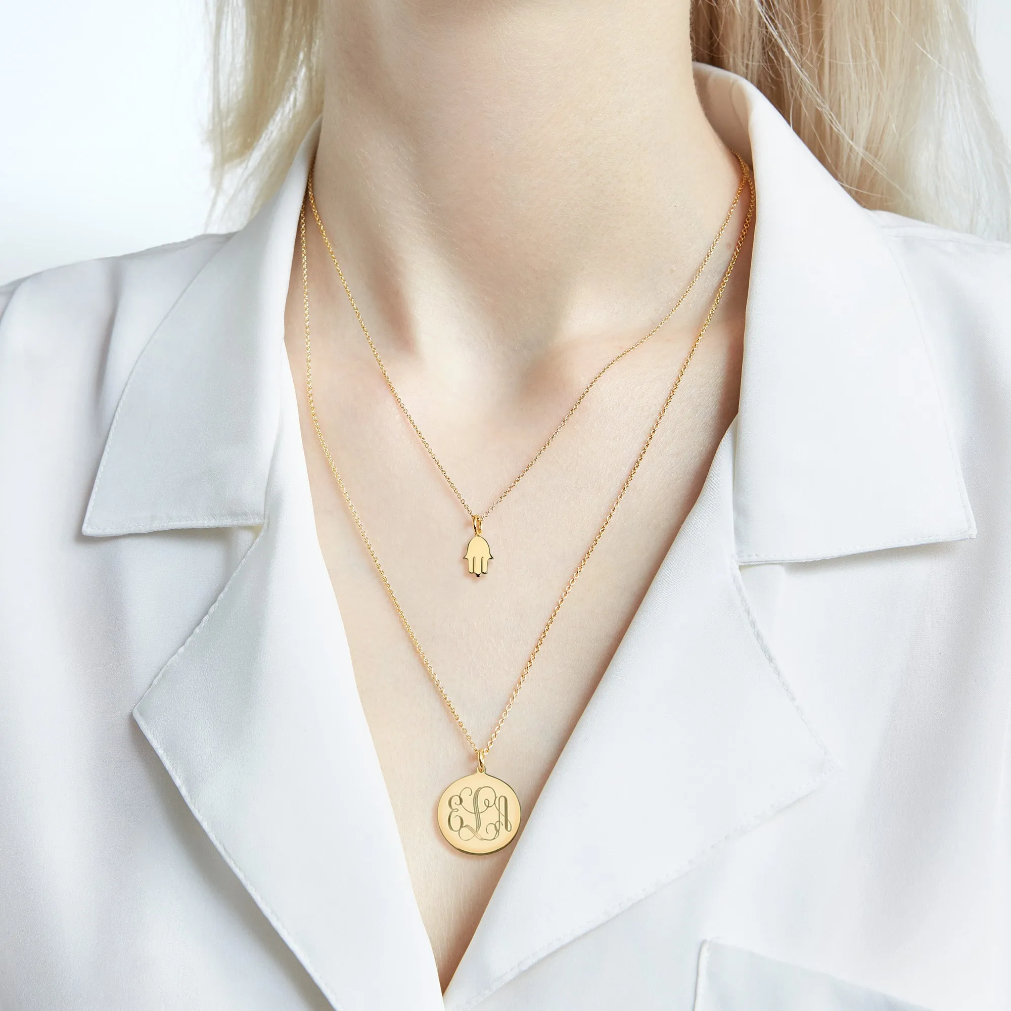 SOPHIA MEDALLION NECKLACE
