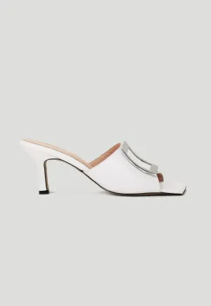 Square Open Toe Buckle Sandals