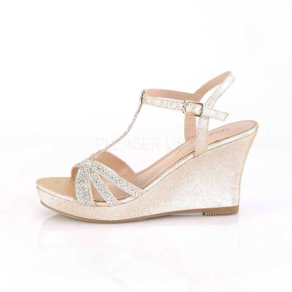 SS-SILVIE-20 Wedge | Tan Fabric