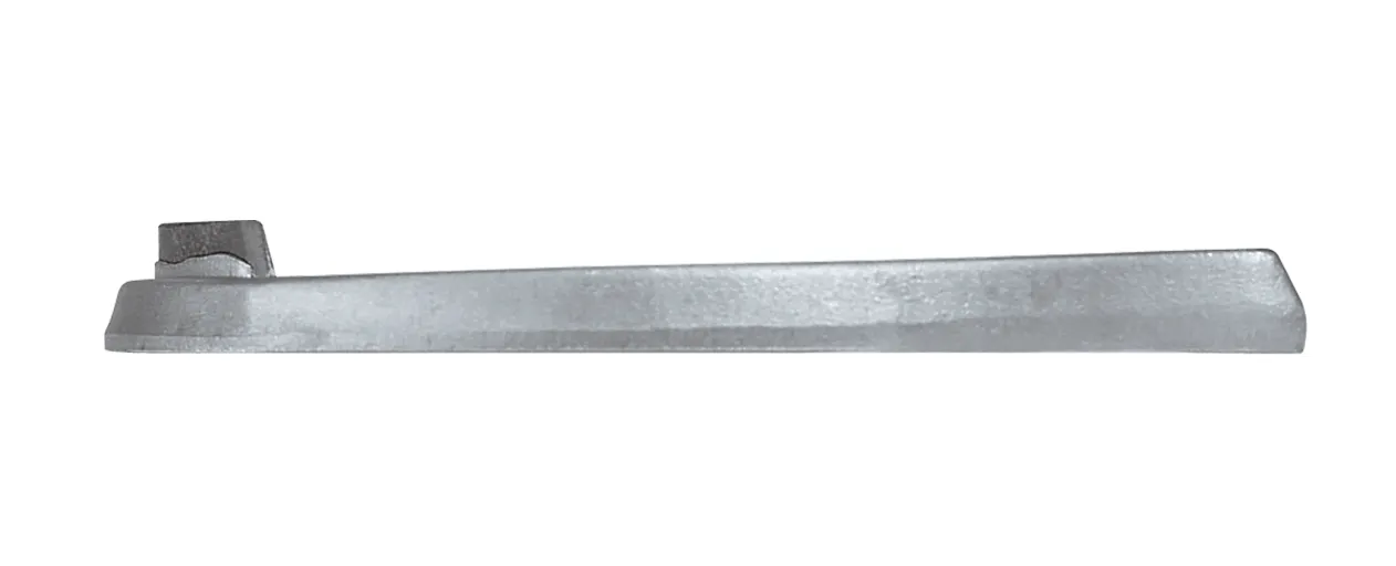 St. Croix 2 Degree Hind Aluminum Horseshoes - Toe Clipped